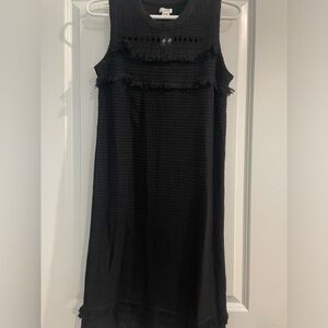 Jcrew knit sweater dress with fringe Size XS